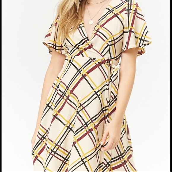 NWOT Forever21 Plaid Dress - Picture 2 of 6